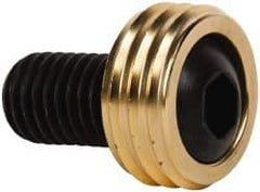Mitee-Bite - 5/8-11 Screw, 1/2" Clamp Height, 1.187" Clamp Width, Knife Edge Clamps - 1-1/8" Extension Length, 6,000 Lb Holding Force, Steel, 4 Clamps - Eagle Tool & Supply