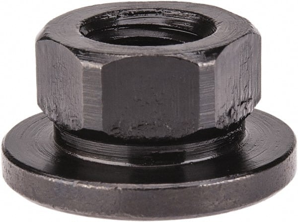 TE-CO - M8x1.25, 19mm Flange Diam, 10mm High, 13mm Across Flats, Flange Nut - Eagle Tool & Supply