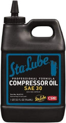 CRC - Bottle, ISO 100, SAE 30W, Air Compressor Oil - Eagle Tool & Supply