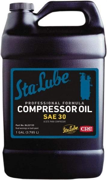 CRC - 1 Gal Bottle, ISO 100, SAE 30W, Air Compressor Oil - Eagle Tool & Supply