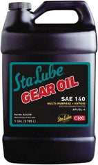 CRC - 1 Gal Bottle, Mineral Gear Oil - 27.5 St Viscosity at 100°C, ISO 460 - Eagle Tool & Supply