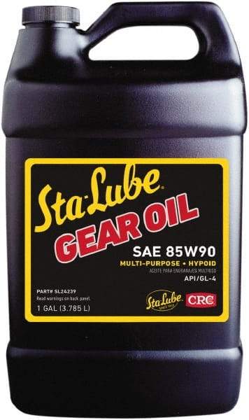 CRC - 1 Gal Bottle, Mineral Gear Oil - 17 St Viscosity at 100°C, ISO 220 - Eagle Tool & Supply