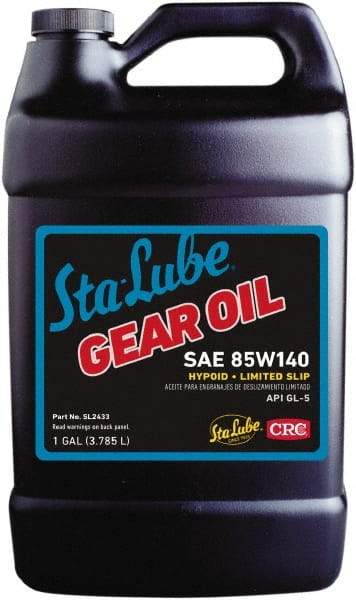 CRC - 1 Gal Bottle, Mineral Gear Oil - 27 St Viscosity at 100°C, ISO 460 - Eagle Tool & Supply