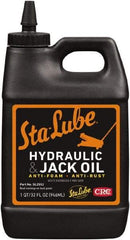 CRC - 1 Qt Bottle Petroleum Oil Hydraulic Oil - 0150°F, SAE 20, ISO 46, 49.5 to 58 cPs40 C cP - Eagle Tool & Supply