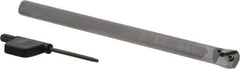 Seco - 1/2" Min Bore Diam, 6" OAL, E-STFC Indexable Boring Bar - TC.T 21.. Insert, Screw Holding Method - Eagle Tool & Supply