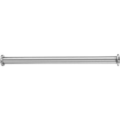 Metal Vacuum Tube Fittings; Material: Stainless Steel; Fitting Type: Nipple; Tube Outside Diameter: 1.000; Fitting Shape: Straight; Connection Type: Quick-Clamp; Maximum Vacuum: 0.0000001 torr at 72 Degrees F; Thread Standard: None; Flange Outside Diamete
