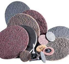 3M - 2" Disc Diam, 11 Grit, Aluminum Oxide Quick Change Disc - Type R Attaching System, Nonwoven, Brown, Coarse Grade, 25,000 RPM - Eagle Tool & Supply