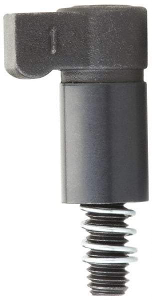 Gibraltar - 5/16-18 Thread, 0.624" Body Diam, 1-3/8" Body Length, Cap Screw Hook Clamp Assembly - 1/2" Height of Clamp Face, 7/16" Width of Clamp Face, Black Oxide Coating, Carbon Alloy Steel - Eagle Tool & Supply