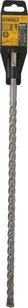 DeWALT - 9/16" Diam, SDS-Plus Shank, Carbide-Tipped Rotary & Hammer Drill Bit - Eagle Tool & Supply