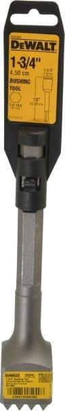 DeWALT - 1-3/4" Head Width, 10" OAL, 1" Shank Diam, Bushing Tool Chisel - Hex Shank, Steel - Eagle Tool & Supply