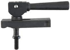 Value Collection - 5/16-18 Tap Size, Steel Strap Clamp Assembly - Center Cam, 0.333" Strap Thickness, 13/16" Travel, 3-1/4" Strap Len, 1-1/4" Strap Width - Eagle Tool & Supply