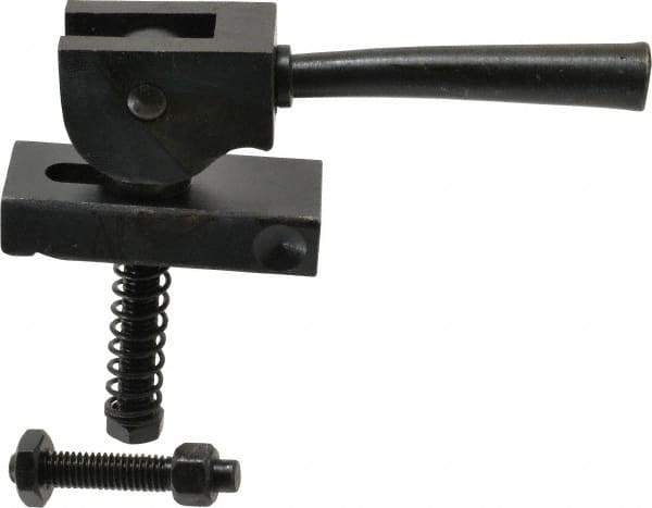 Value Collection - 3/8-16 Tap Size, Steel Strap Clamp Assembly - Center Cam, 5/8" Strap Thickness, 3/4" Travel, 3" Strap Len, 1-1/4" Strap Width - Eagle Tool & Supply