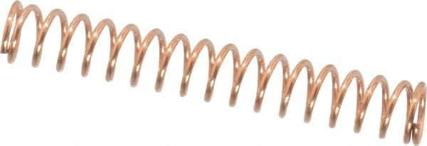 Made in USA - 3/16" OD, 0.022" Wire, Compression Spring - 2.44 Lb Spring Rating - Eagle Tool & Supply