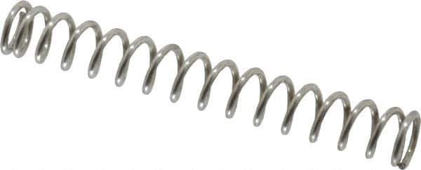 Made in USA - 15/64" OD, 0.032" Wire, Compression Spring - 12.19 Lb Spring Rating - Eagle Tool & Supply