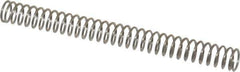 Made in USA - 1/4" OD, 0.026" Wire, Compression Spring - 1.82 Lb Spring Rating - Eagle Tool & Supply