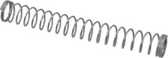 Made in USA - 7/32" OD, 0.015" Wire, Compression Spring - 0.45 Lb Spring Rating - Eagle Tool & Supply