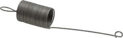 Made in USA - 11/32" OD, 0.79 Lb Max Load, 4-23/32" Max Ext Len, 0.02" Wire Diam Extension Spring - 0.26 Lb/In Rating - Eagle Tool & Supply