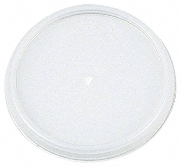 DART - Dart Lids for 12 oz Hot/Cold Foam Cups, Vented - White - Eagle Tool & Supply