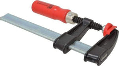 Bessey - 6" Capacity, 2-1/2" Throat Depth Steel Bar Clamp - 600 Lb Clamping Pressure - Eagle Tool & Supply