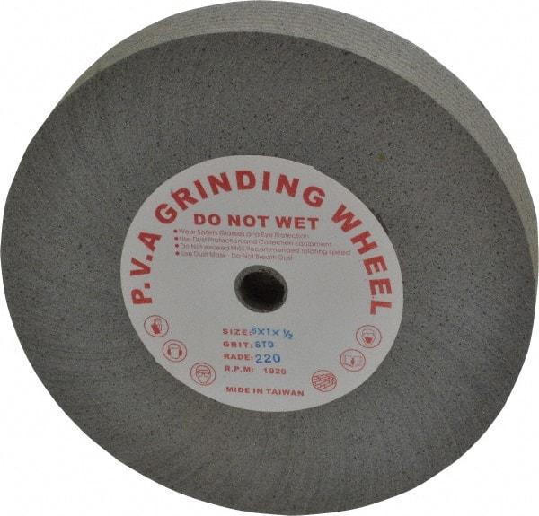Value Collection - 6" Diam, 1" Face Width, 1/2" Center Hole, Fine Grade, Deburring Wheel - 1,920 RPM - Eagle Tool & Supply