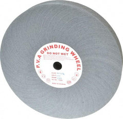 Value Collection - 8" Diam, 1" Face Width, 5/8" Center Hole, Fine Grade, Deburring Wheel - 1,920 RPM - Eagle Tool & Supply