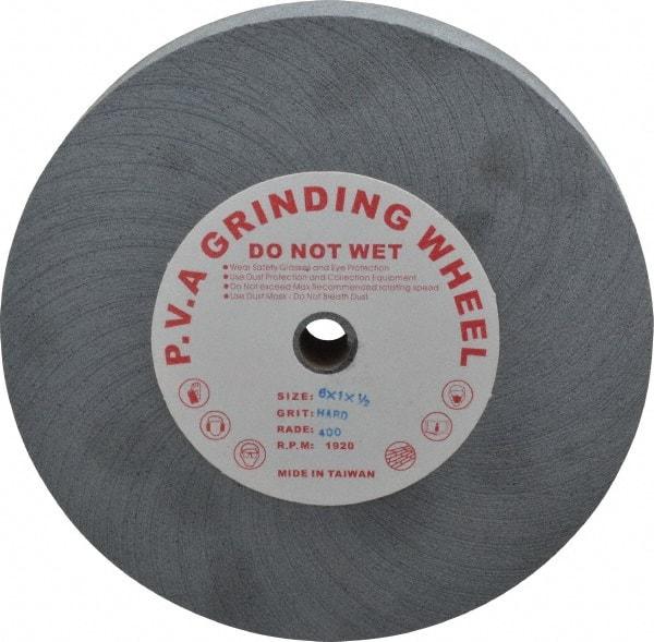 Value Collection - 6" Diam, 1" Face Width, 1/2" Center Hole, Extra Fine Grade, Deburring Wheel - 1,920 RPM - Eagle Tool & Supply
