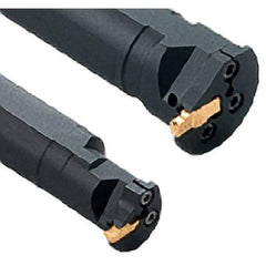 Iscar - GHAI, Internal, Left Hand, Indexable Grooving Tool Holder - 1-1/4" Shank Width, 8" OAL, Through Coolant - Eagle Tool & Supply