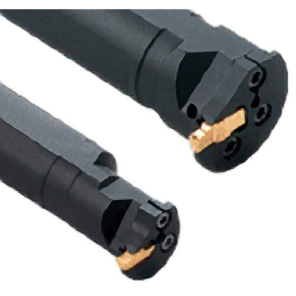 Iscar - GHAI, Internal, Left Hand, Indexable Grooving Tool Holder - 1" Shank Width, 8" OAL, Through Coolant - Eagle Tool & Supply