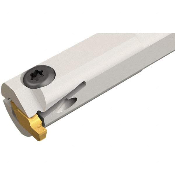 Iscar - GEHIM, Internal, Right Hand, 2.5mm Max Depth of Cut, 0.8 to 1.9mm Groove Width, Indexable Grooving Tool Holder - 10mm Shank Width, 125mm OAL, Through Coolant - Eagle Tool & Supply