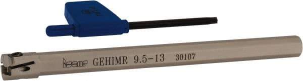 Iscar - GEHIM, Internal, Right Hand, 0.098" Max Depth of Cut, 0.031 to 0.075" Groove Width, Indexable Grooving Tool Holder - GEPI.. Insert Compatibility, 3/8" Shank Width, 5" OAL, Through Coolant - Eagle Tool & Supply