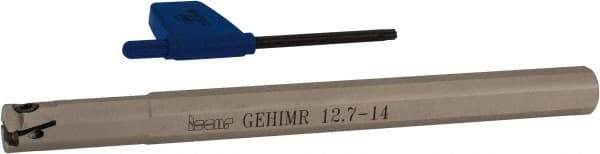 Iscar - GEHIM, Internal, Right Hand, 0.098" Max Depth of Cut, 0.031 to 0.075" Groove Width, Indexable Grooving Tool Holder - GEPI.. Insert Compatibility, 1/2" Shank Width, 6" OAL, Through Coolant - Eagle Tool & Supply