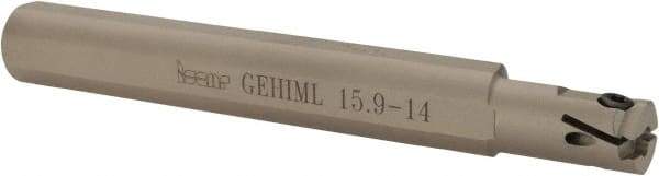 Iscar - GEHIM, Internal, Left Hand, 0.098" Max Depth of Cut, 0.031 to 0.075" Groove Width, Indexable Grooving Tool Holder - GEPI.. Insert Compatibility, 5/8" Shank Width, 5" OAL, Through Coolant - Eagle Tool & Supply