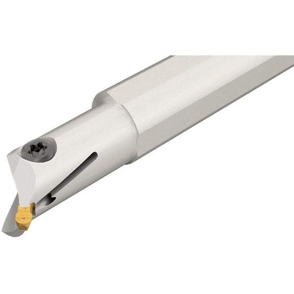 Iscar - 14mm Min Bore Diam, 125mm OAL, 12mm Shank Diam, GEHIU Indexable Boring Bar - 20mm Max Bore Depth, GEPI Insert - Eagle Tool & Supply