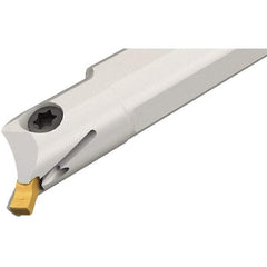 Iscar - 0.63" Min Bore Diam, 5" OAL, 5/8" Shank Diam, GEHIU Indexable Boring Bar - 1-1/4" Max Bore Depth, GEPI Insert - Eagle Tool & Supply