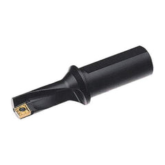 Allied Machine and Engineering - 1.06" Max Drill Depth, 2.25xD, 12mm Diam, Indexable Insert Drill - 1 Insert, 5/8" Shank Diam, Straight Shank - Eagle Tool & Supply