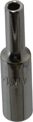 Proto - 1/4" Drive, Deep Hand Socket - 6 Points, 1-15/16" OAL, Chrome Finish - Eagle Tool & Supply