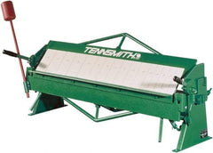 Tennsmith - 48-1/4 Inch Bending Length, Bench Machine Box and Pan Brake - 61 Inch Wide, 22 Inch Deep, 31 Inch High - Eagle Tool & Supply