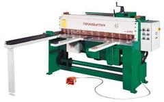 Tennsmith - 73 Inch Long Blade, Electric Power Floor Shear - 92 Inch Wide x 27 Inch Deep x 56 Inch High, 0.0787 Inch Stainless Steel Capacity, 0.1378 Inch Mild Steel Capacity, 30 Inch Back Gauge Range - Eagle Tool & Supply