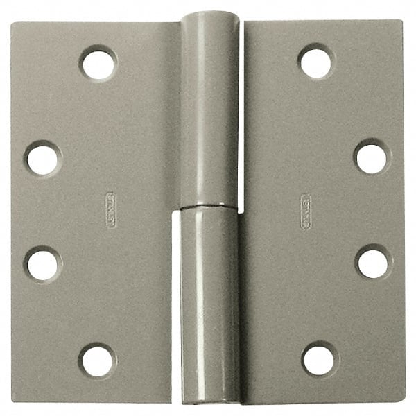 Stanley - 4-1/2" Long x 4-1/2" Wide Steel Full Mortise Commercial Hinge - Eagle Tool & Supply