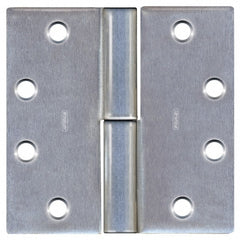 Stanley - 4-1/2" Long x 4-1/2" Wide 304 Stainless Steel Full Mortise Commercial Hinge - Eagle Tool & Supply