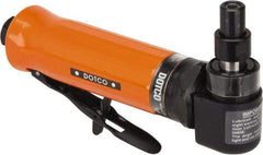 Dotco - 1/4" Collet, Angle Handle, Air Angle Die Grinder - 20,000 RPM, Rear Exhaust, 23 CFM, 0.4 hp, 90 psi, 1/4" Inlet - Eagle Tool & Supply