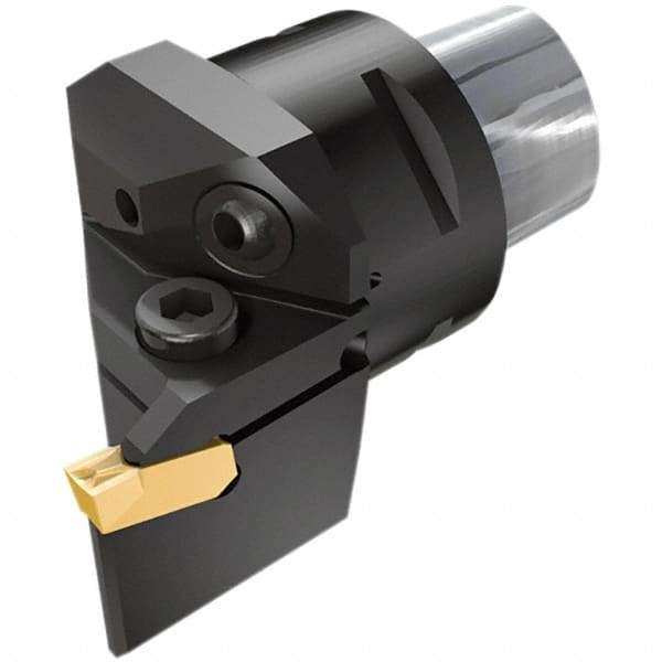 Iscar - GI.., GPV, TIP Insert, 55mm Head Length, 2.8mm Min Groove Width, Modular Grooving Cutting Unit Head - Left Hand Cut, System Size C4, Series Cut Grip - Eagle Tool & Supply