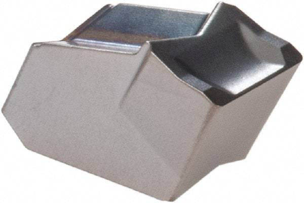 Iscar - GFN6 B IC328 Grade, 0.2524" Cutting Width, Carbide Cutoff Insert - 0° Neutral Lead Angle, 0.0157" Cnr Rad, TiCN Coated, Single End - Eagle Tool & Supply