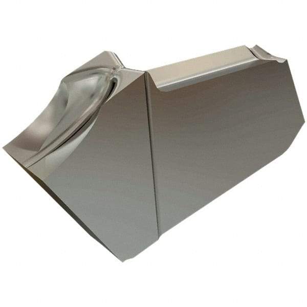 Iscar - GFN2 IC1028 Grade, 0.0783" Cutting Width, Carbide Cutoff Insert - Neutral Lead Angle, 0.0063" Cnr Rad, TiAlN/TiN Coated, Single End - Eagle Tool & Supply