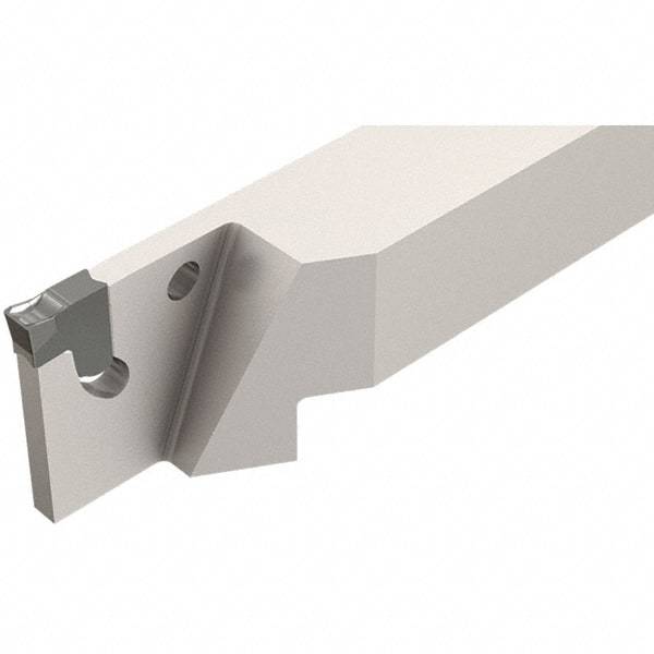 Iscar - External Thread, 1-1/2" Max Depth of Cut, 4.7mm Min Groove Width, 150.11mm OAL, Left Hand Indexable Grooving Cutoff Toolholder - 1" Shank Height x 1" Shank Width, TAG Insert Style, TGT Toolholder Style, Series Tang-Grip - Eagle Tool & Supply