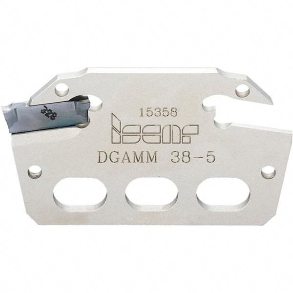 Iscar - Right Hand, 0.098 Inch Insert Width, Indexable Cutoff and Grooving Support Blade - DGAMM38-2 BLADE - Eagle Tool & Supply