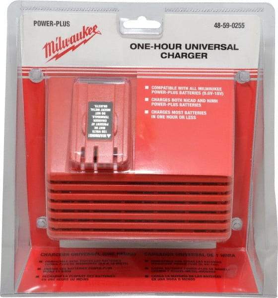 Milwaukee Tool - 12 to 18 Volt, 1 Battery NiCad & NiMH Power Tool Charger - 1 hr to Charge - Eagle Tool & Supply