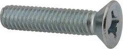 Value Collection - 5/16-18 UNC, 1-1/2" OAL Phillips Drive Machine Screw - Flat Head, Grade J82 Steel, Zinc-Plated Finish, Without Washer - Eagle Tool & Supply