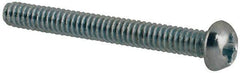Value Collection - #2-56 UNC, 3/4" Length Under Head Phillips Drive Machine Screw - Round Head, Grade J82 Steel, Zinc-Plated Finish, Without Washer - Eagle Tool & Supply