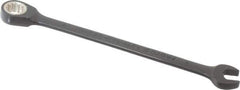 Proto - 9mm 12 Point Combination Wrench - 15° Head Angle, 5-15/16" OAL, Steel, Black Chrome Finish - Eagle Tool & Supply